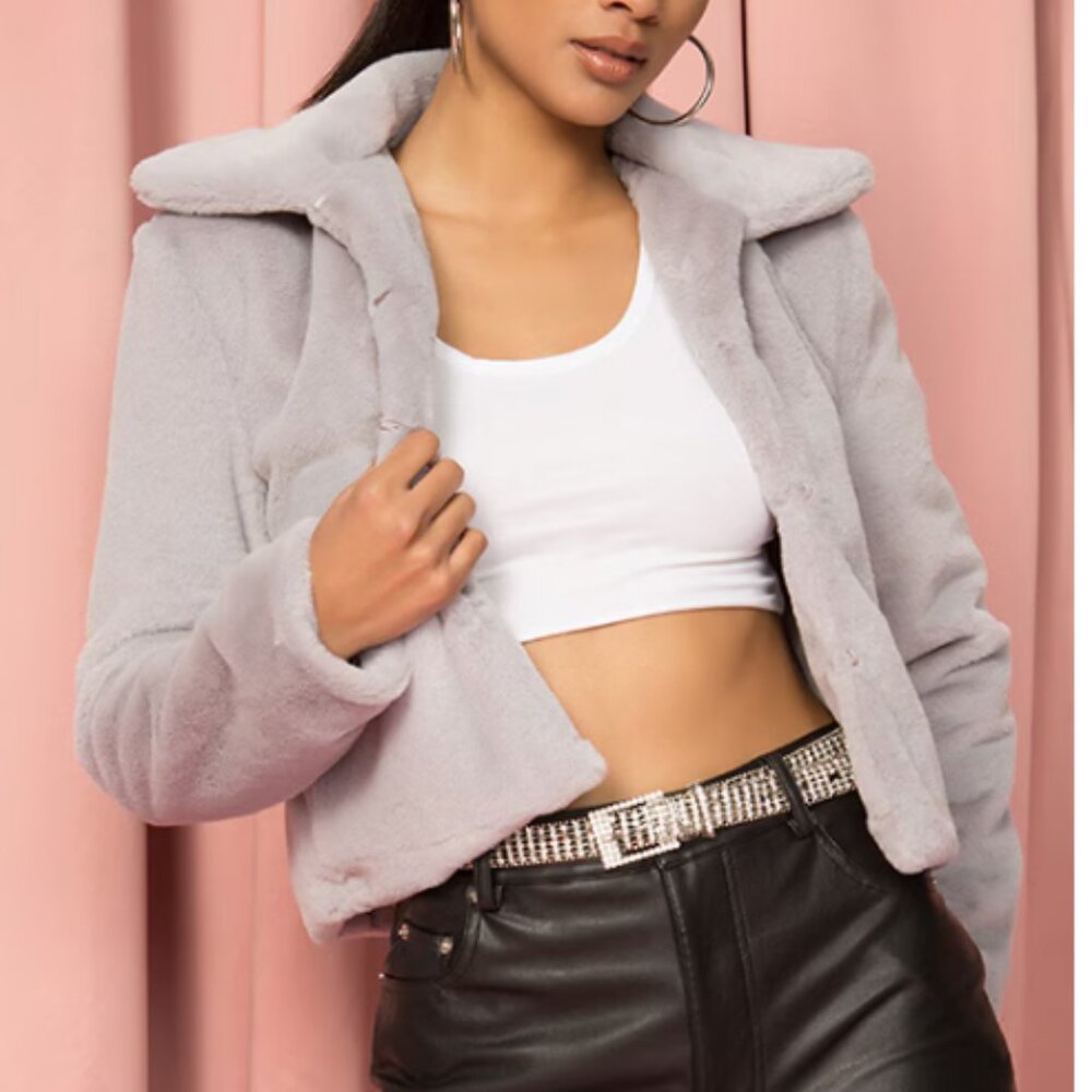 superdown faux fur jacket